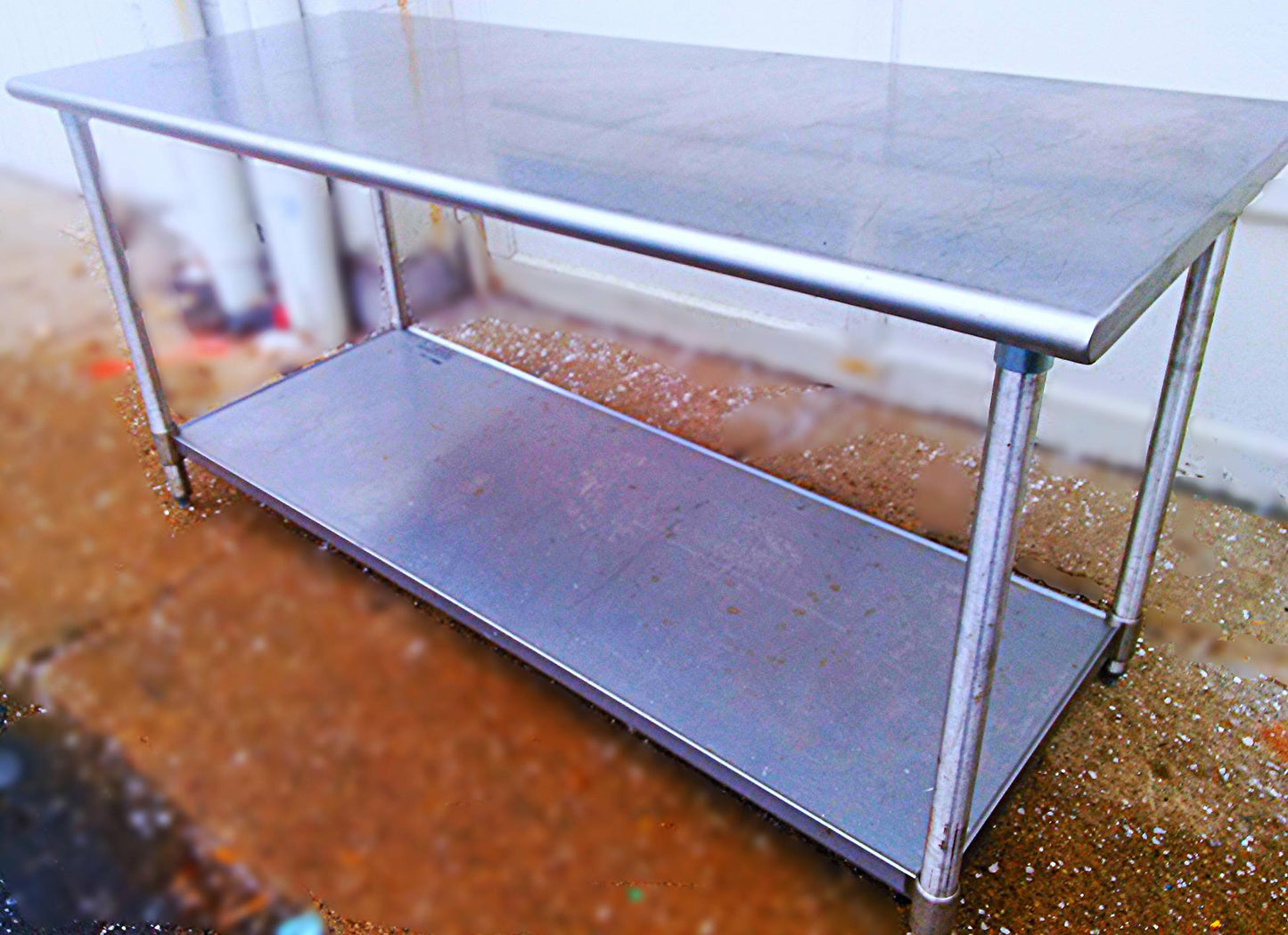 EAGLE 72"w x 30"d STAINLESS STEEL Deluxe KITCHEN HOSPITAL Work Table Undershelf