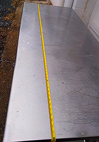 EAGLE 72"w x 30"d STAINLESS STEEL Deluxe KITCHEN HOSPITAL Work Table Undershelf