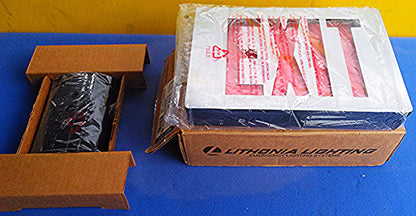 LITHONIA LIGHTING EXTREME LED EMERGENCY EXIT ALL CONDITION SIGN SERIESLVS120/277