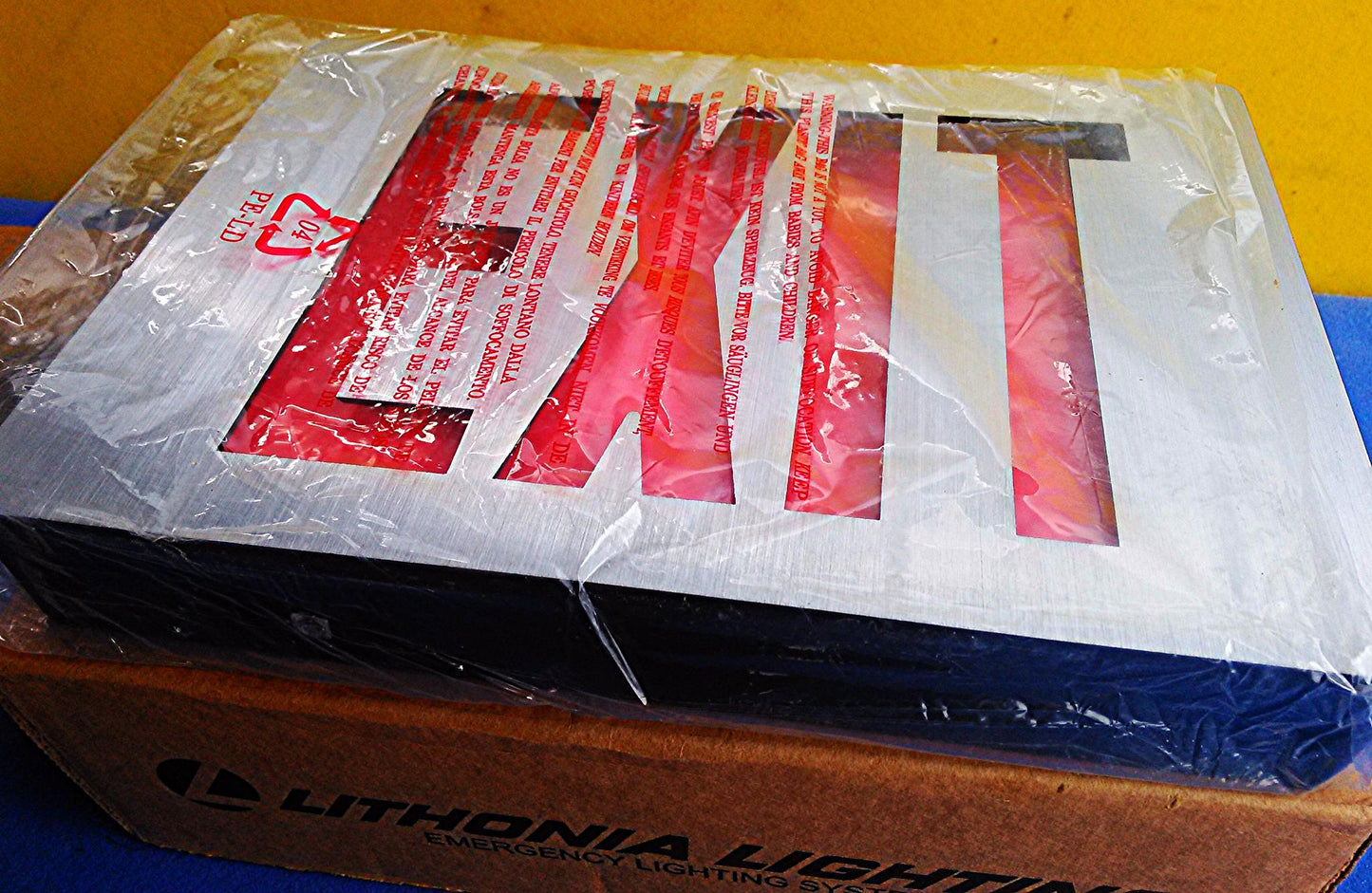 LITHONIA LIGHTING EXTREME LED EMERGENCY EXIT ALL CONDITION SIGN SERIESLVS120/277