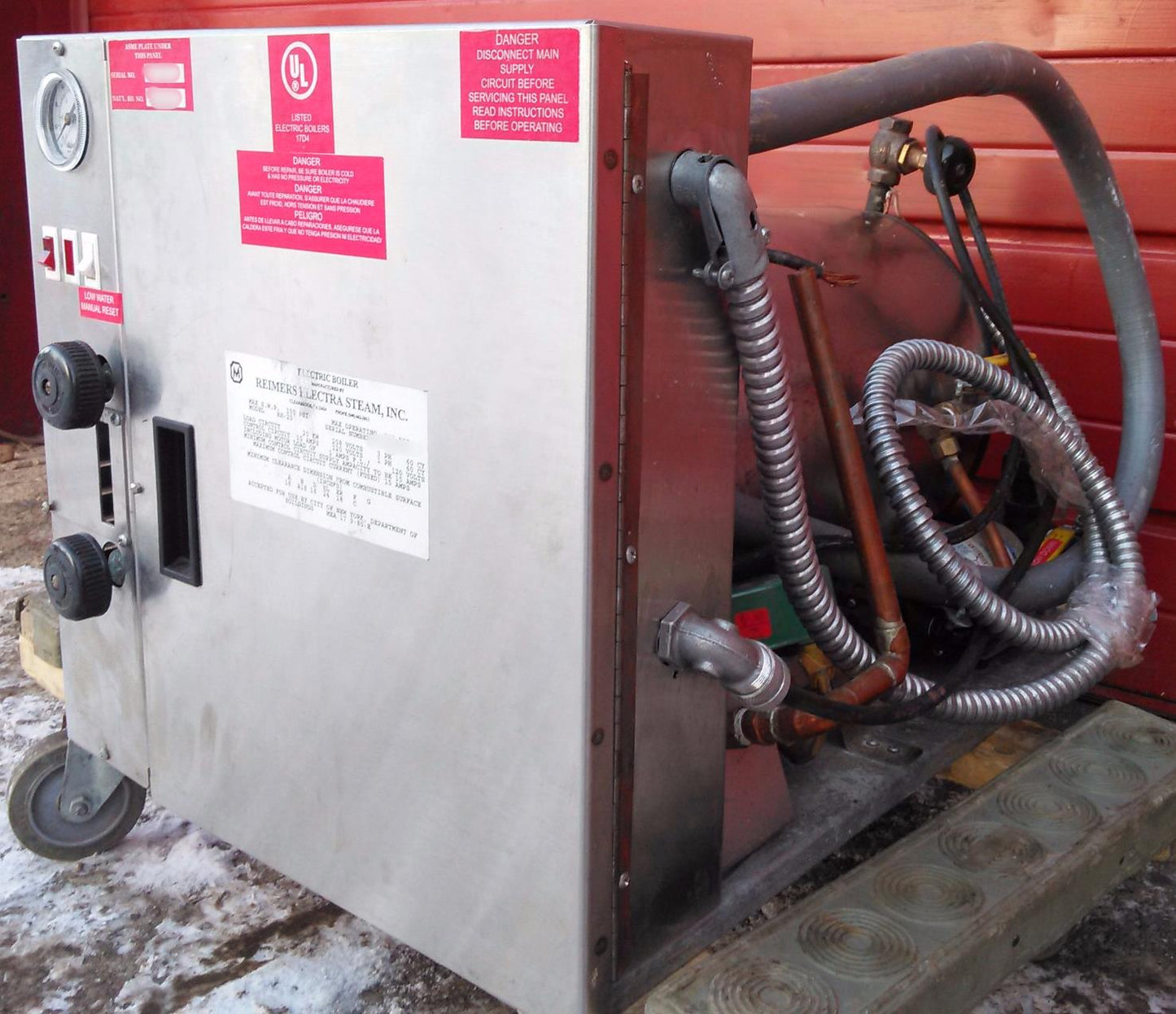 REIMERS ELECTRA STEAM ELECTRIC BOILER STEAMER MODEL RH-20 as is condition