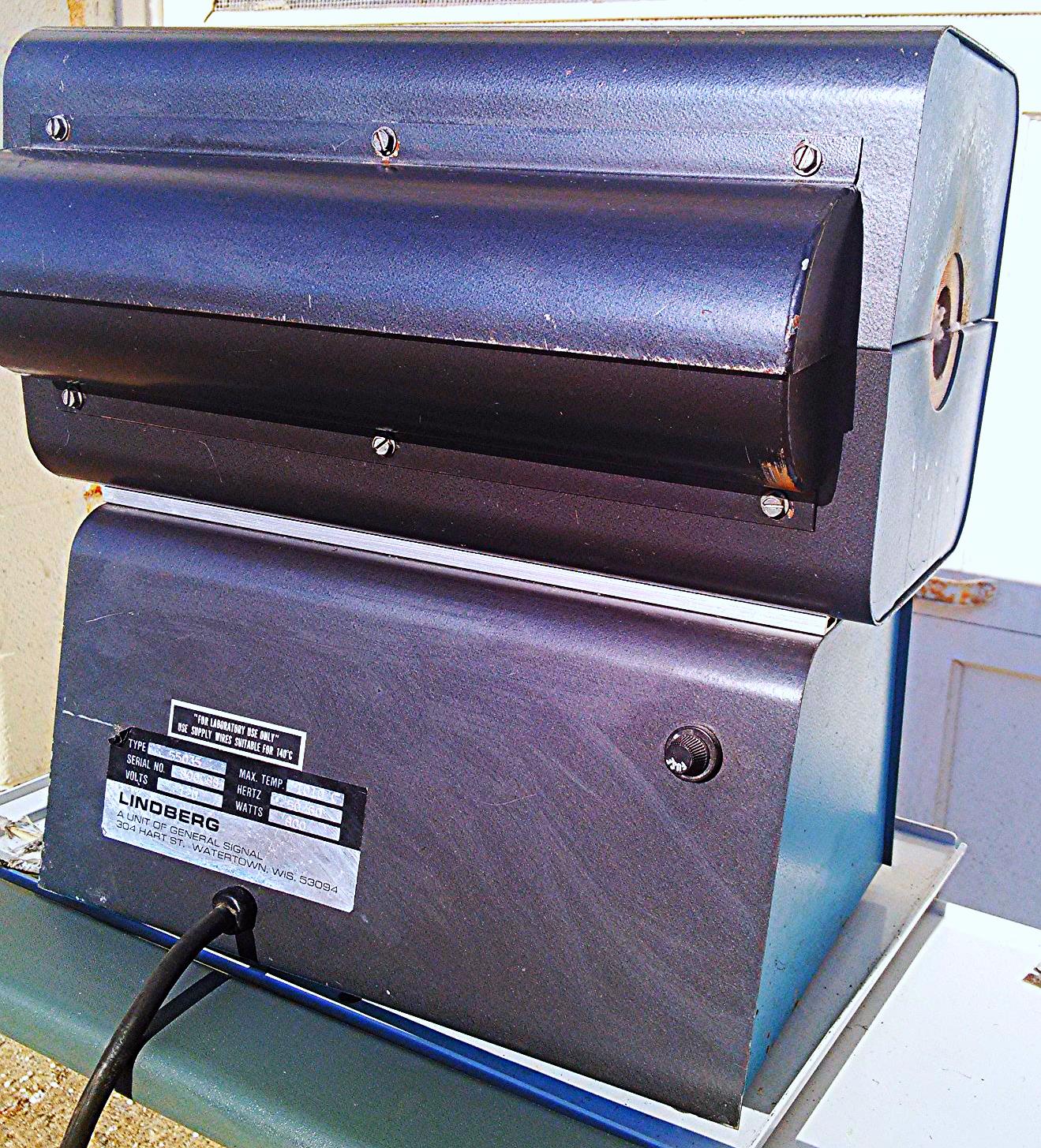 Thermo BLUE M LINDBERG TYPE 55035 Mini Mite TUBE FURNACE Single Set Point 1100°C