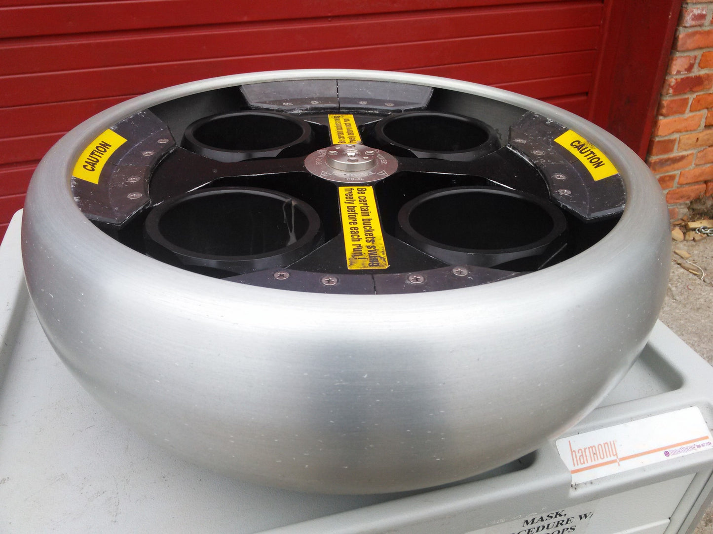 SORVAL HG-4L with 4 DUPONT 44030 BUCKETS CENTRIFUGE ROTOR FREE SHIPPING