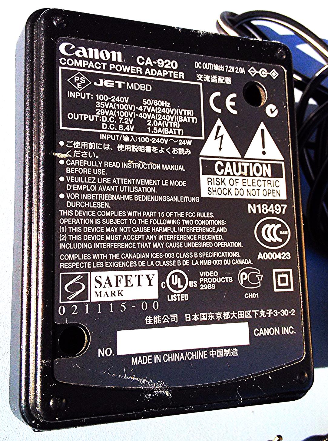 CANON GL2 MiniDV Digital Camcorder Optical Zoom ORIGINAL PROTECTIVE CASE BUNDLE