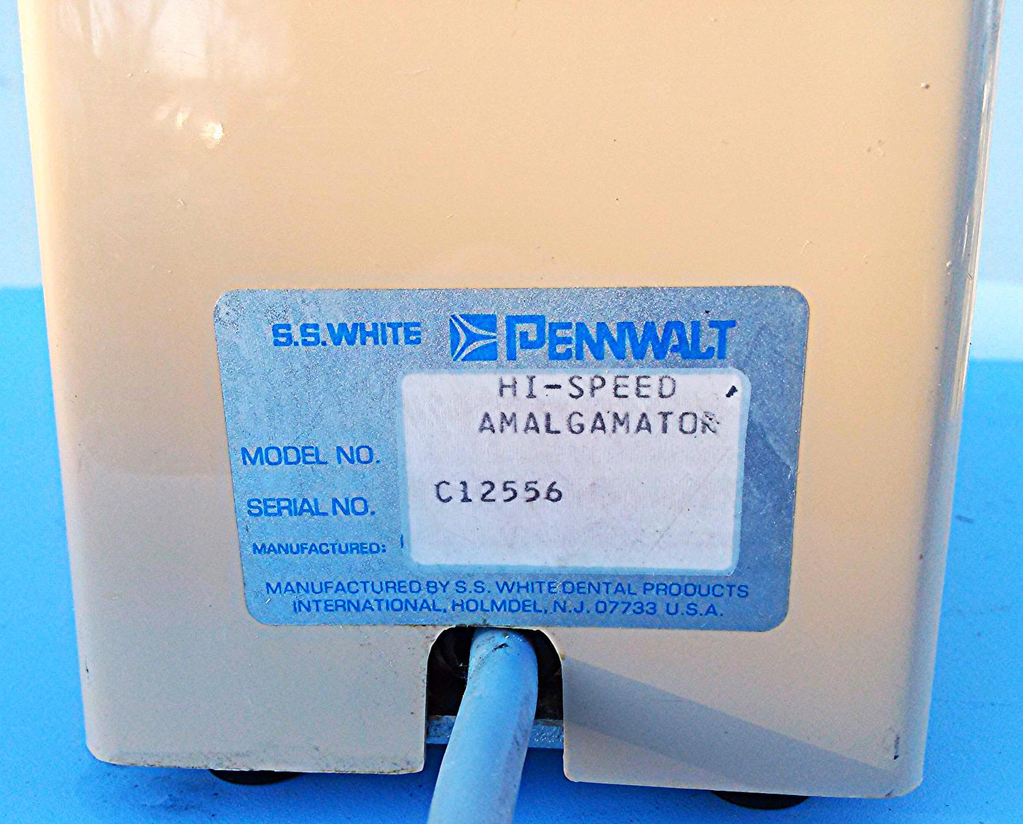 PENNWALT CAPMASTER DENTAL CAPSULE MIXING DEVICE Lab Single HI Speed Amalgamator