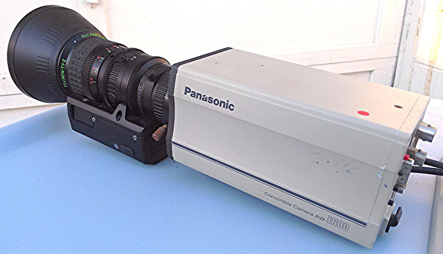 PANASONIC AW-E600 w/ FUJINON-TV-Z LENS Convertible Multi Purpose Camera FREESHIP