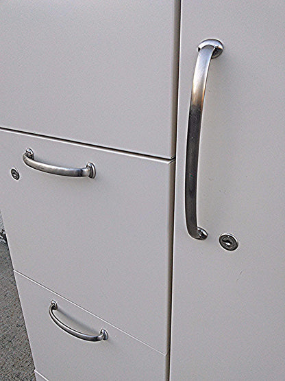 STEELCASE STORAGE TOWER WARDROBE Lab Office VerticalMetal File BOOKCASE CABINET