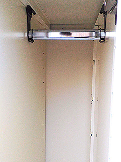 STEELCASE STORAGE TOWER WARDROBE Lab Office VerticalMetal File BOOKCASE CABINET