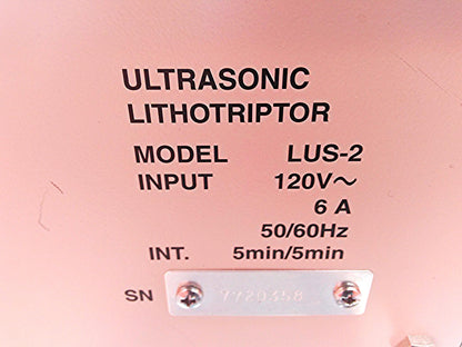 OLYMPUS ULTRASONIC LITHOTRIPTOR LUS-2 EASY-LOAD MASTERFLEX 7518-00 FREE SHIPPING