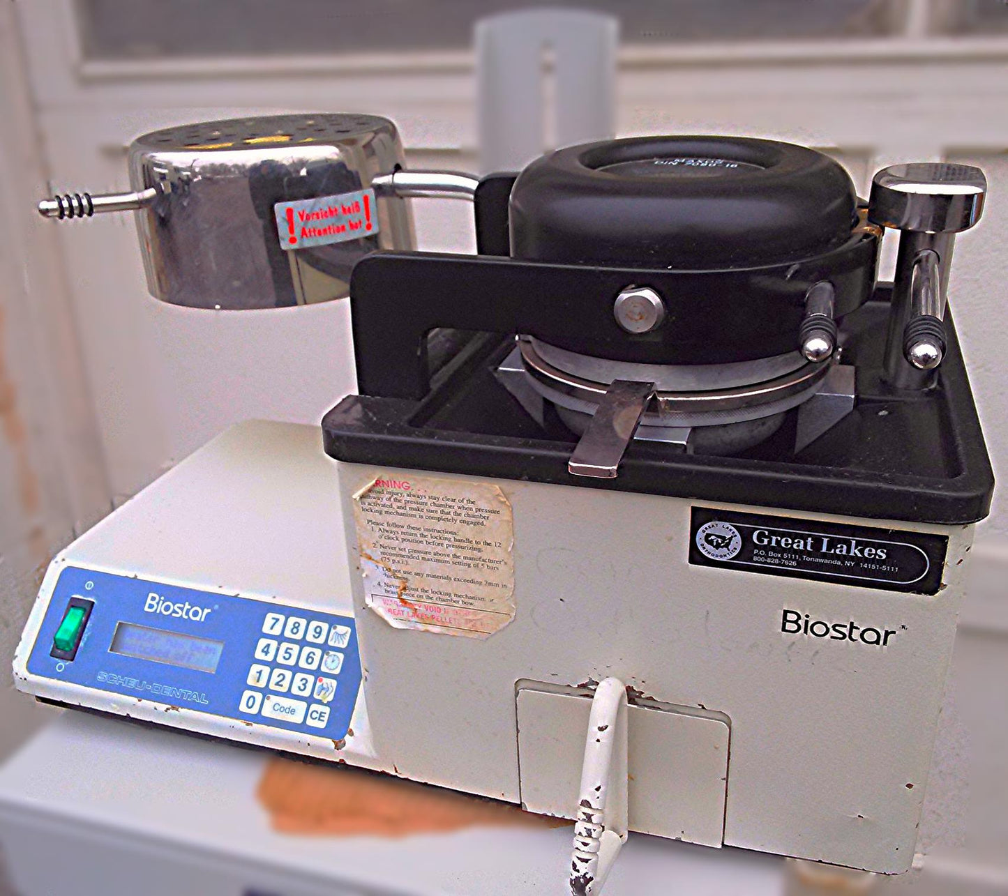 BIOSTAR SCHEU DENTAL LAB EQUIPMENT PRESSURE MOULDING VACUUM FORMER MOLD