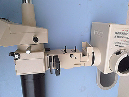 OLYMPUS BH-2 MICROSCOPE UNIVERSAL VERTICAL ILLUMINATOR FLUORESCENCE INSPECTION +