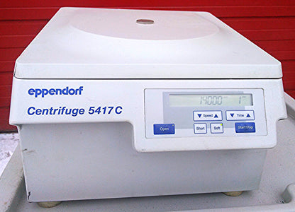 GREAT EPPENDORF CENTRIFUGE 5417C with GE 034 ROTOR WORKS PERFECTLY!!! LAB CLINIC