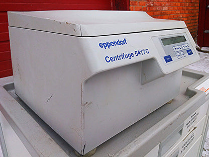 GREAT EPPENDORF CENTRIFUGE 5417C with GE 034 ROTOR WORKS PERFECTLY!!! LAB CLINIC