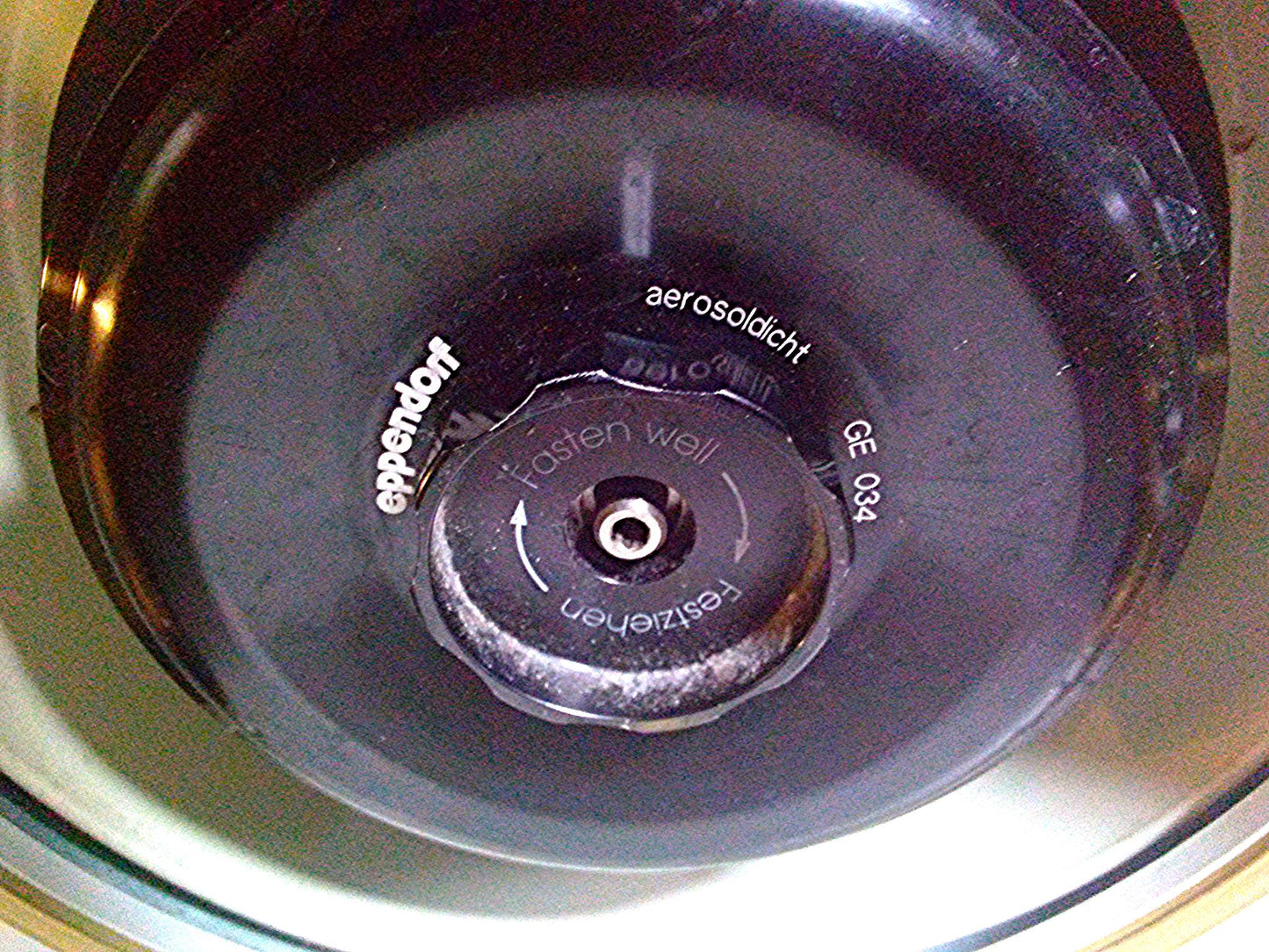 GREAT EPPENDORF CENTRIFUGE 5417C with GE 034 ROTOR WORKS PERFECTLY!!! LAB CLINIC