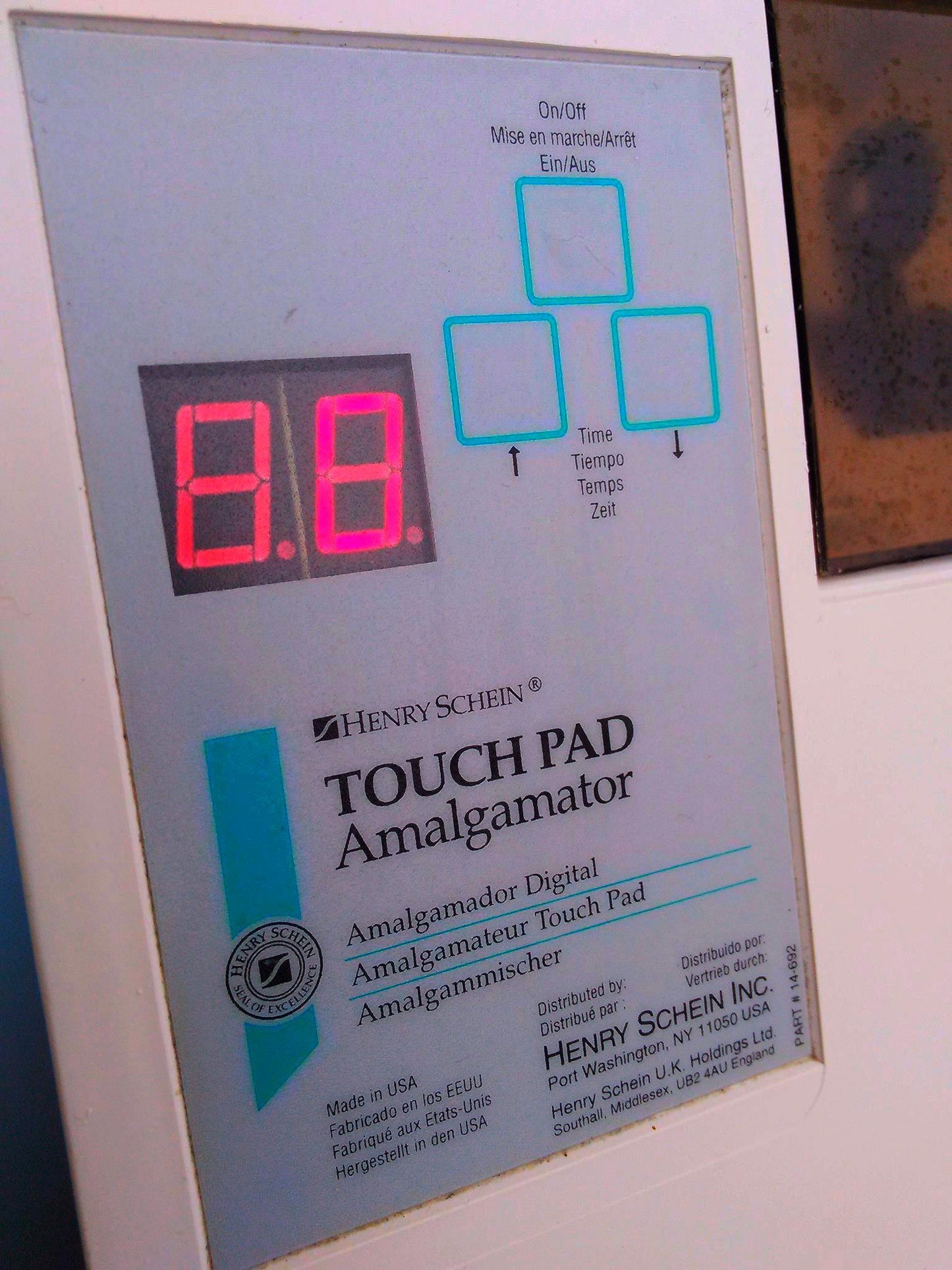 HENRY SCHEIN TOUCH PAD AMALGAMATOR TP-103 Triturator Capsule Shaker