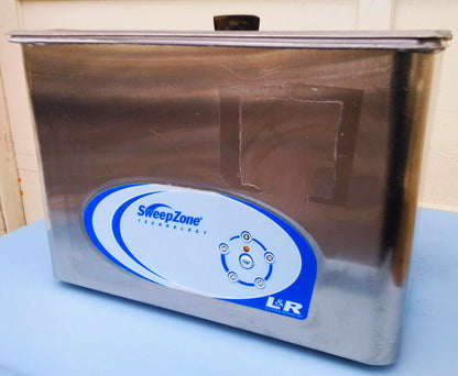 L & R S200 ULTRASONIC CLEANER w EXTRA HEATER & SweepZone Technology WATCH VIDEO