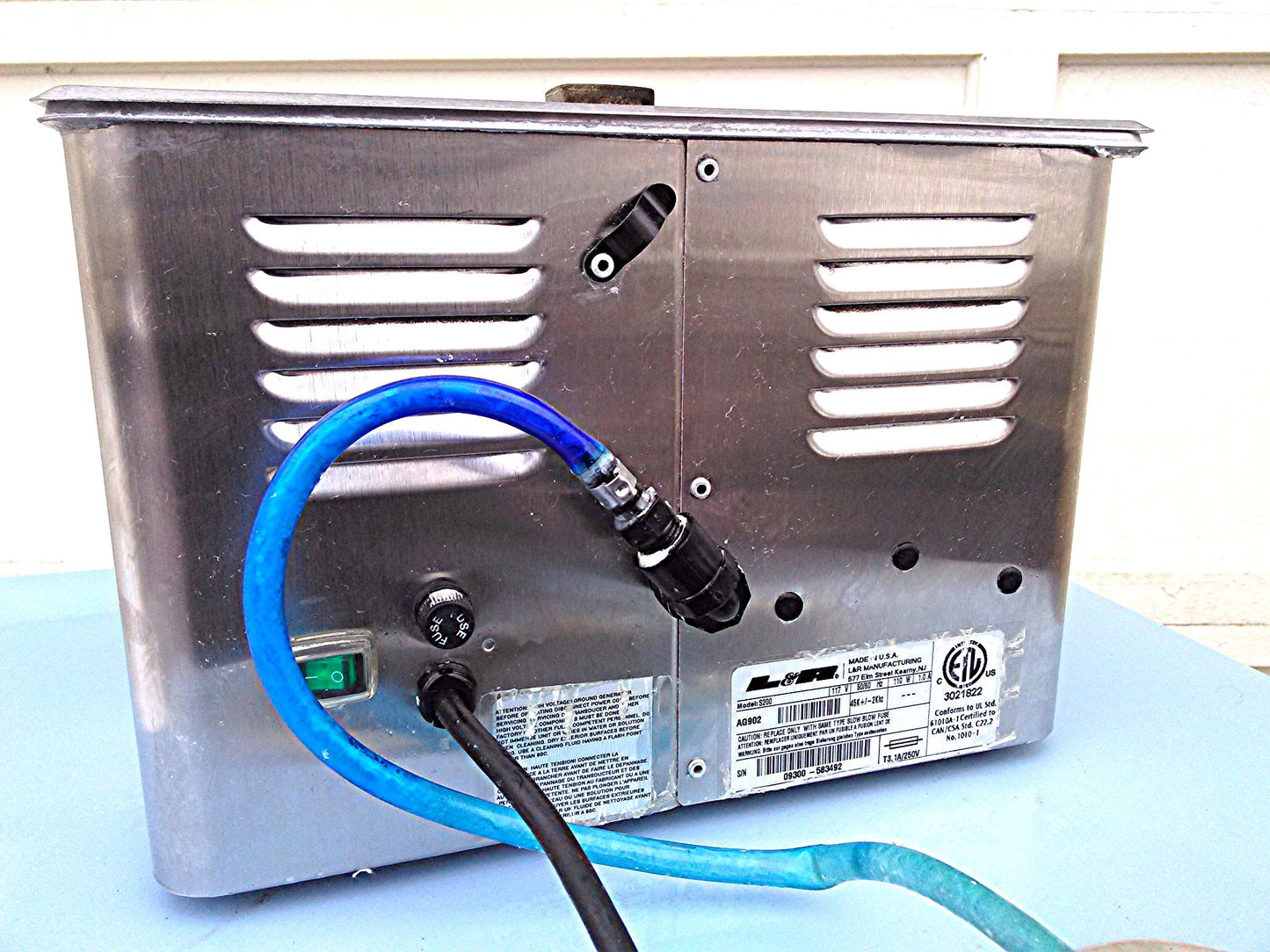 L & R S200 ULTRASONIC CLEANER w EXTRA HEATER & SweepZone Technology WATCH VIDEO