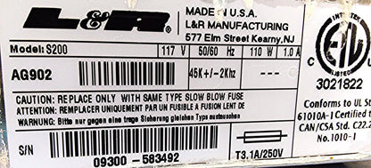 L & R S200 ULTRASONIC CLEANER w EXTRA HEATER & SweepZone Technology WATCH VIDEO