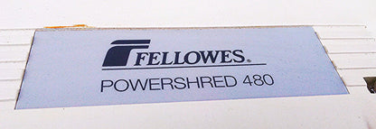 FELLOWES POWERSHRED 480 StripCut Industrial 16" CUT German Paper Shredder OFFICE
