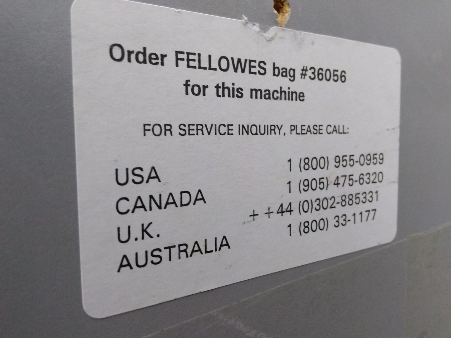 FELLOWES POWERSHRED 480 StripCut Industrial 16" CUT German Paper Shredder OFFICE