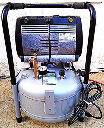 GAST JUN-AIR OF302 COMPRESSOR 25L DENTAL MEDICAL INDUSTRIAL MANUAL NORGREN REGUL