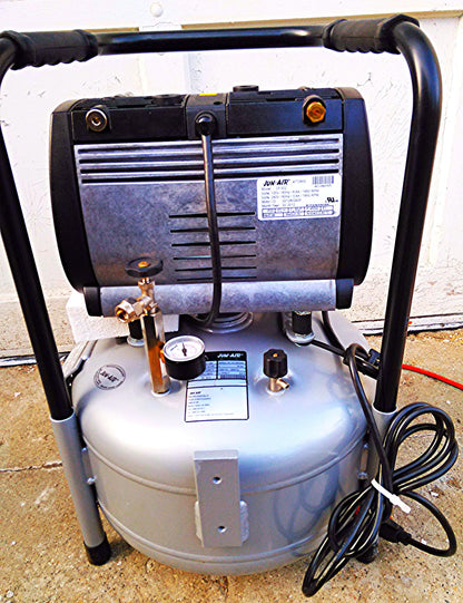 GAST JUN-AIR OF302 COMPRESSOR 25L DENTAL MEDICAL INDUSTRIAL MANUAL NORGREN REGUL