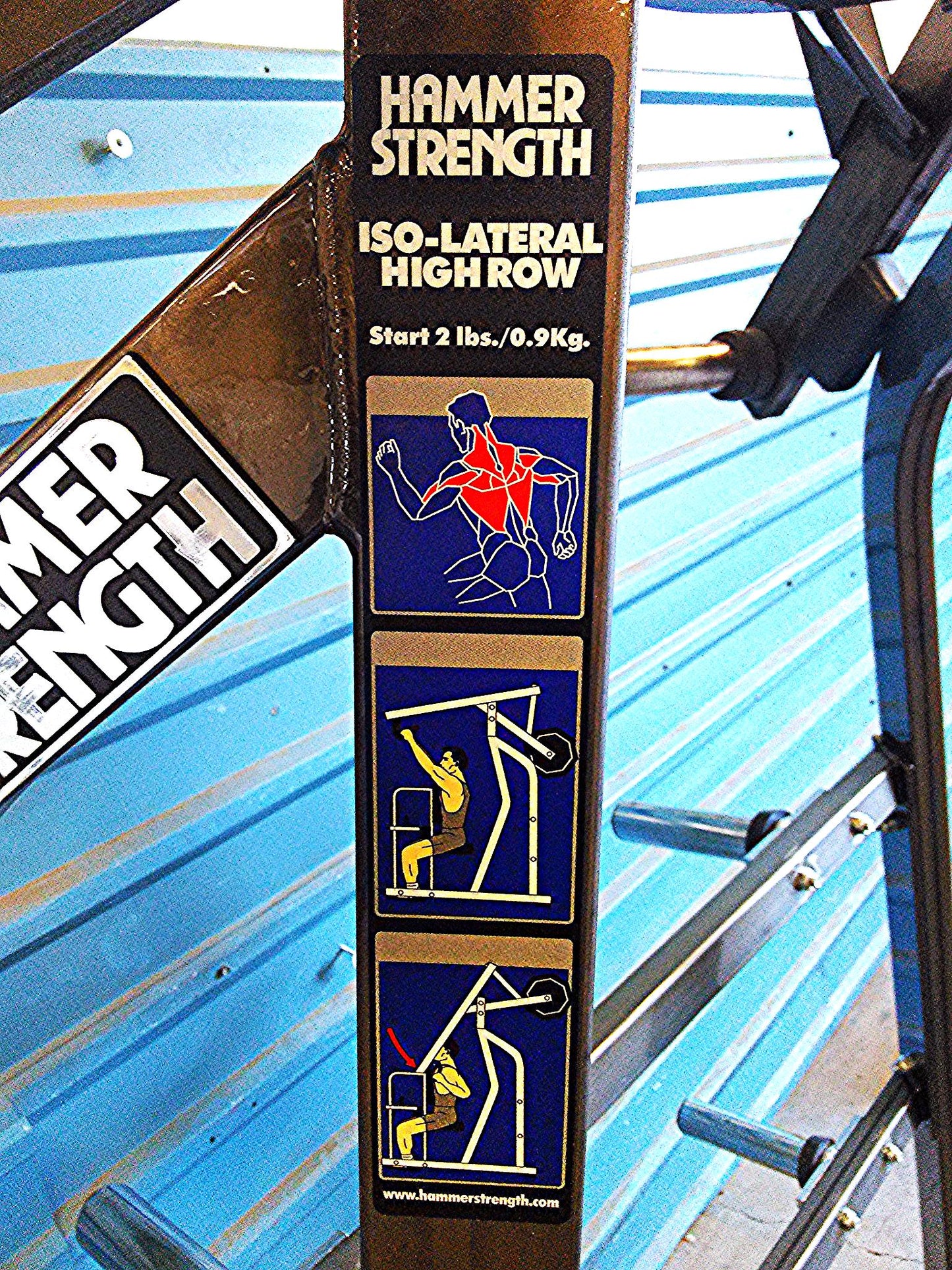 HAMMER STRENGTH Plate-Loaded Iso-Lateral High Row WONDERFUL CONDITION