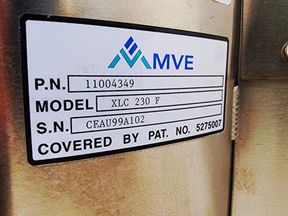 MVE XLC 230 F CRYOGENIC STORAGE TANK & TEC 2000 SYSTEM MONITOR WATCH VIDEO GREAT