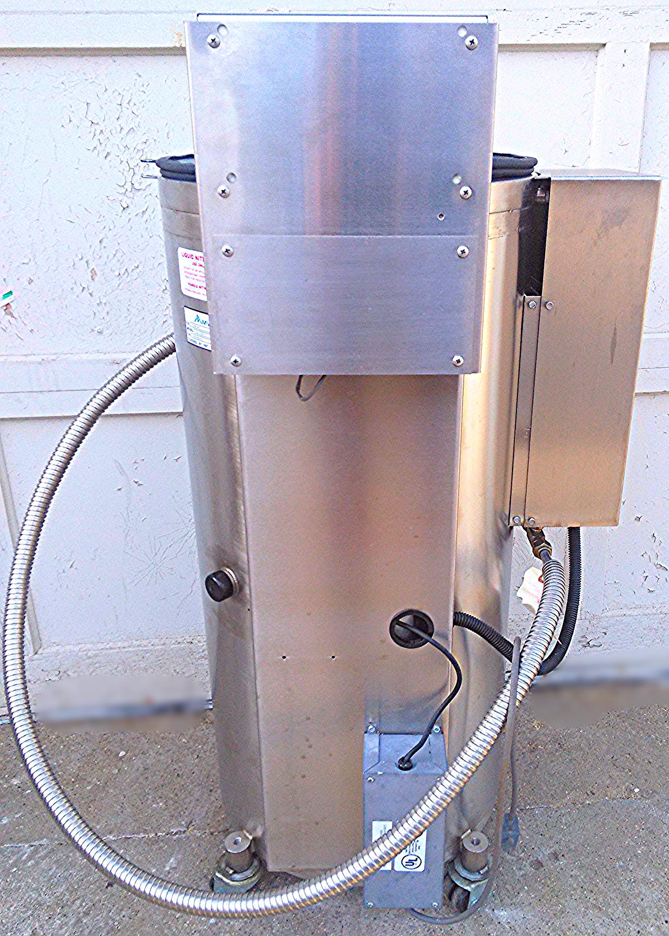 MVE XLC 230 F CRYOGENIC STORAGE TANK & TEC 2000 SYSTEM MONITOR WATCH VIDEO GREAT