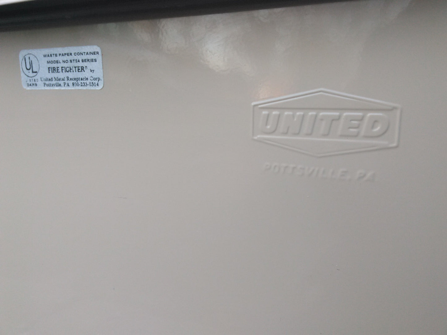 UNITED FIRE FIGHTER ST24 MEDICAL GRADE WASTE CONTAINER FREE SHIP