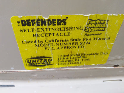 UNITED FIRE FIGHTER ST24 MEDICAL GRADE WASTE CONTAINER FREE SHIP