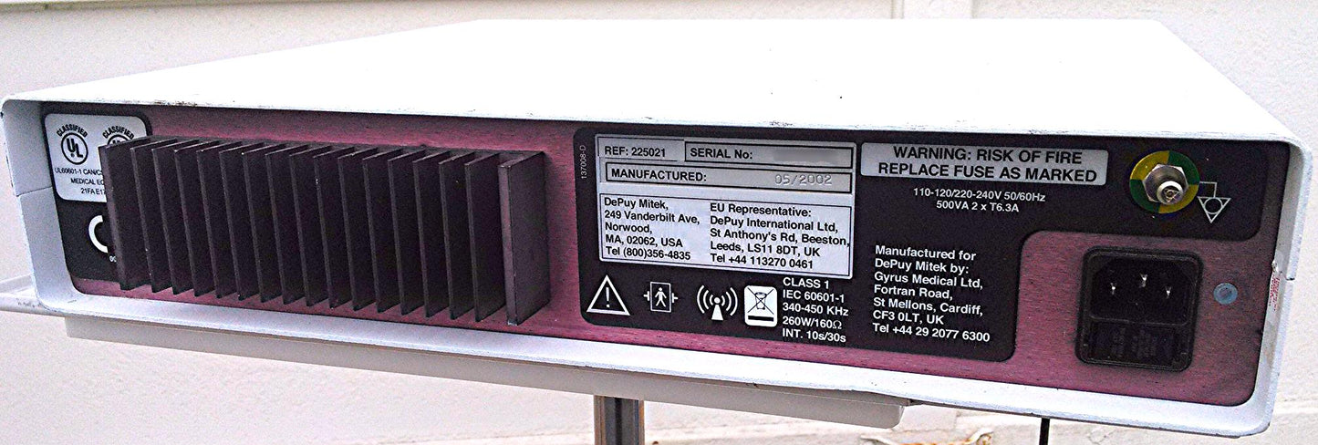 MITEK VAPR3  225021 ESU CAUTERY ELECTROSURGICAL GENERATOR OR 2084 FOOT CONTROL