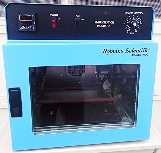 ROBBINS SCIENTIFIC HYBRIDIZATION 1000 SHAKER INCUBATOR OVEN WATCH VIDEO PERFECT