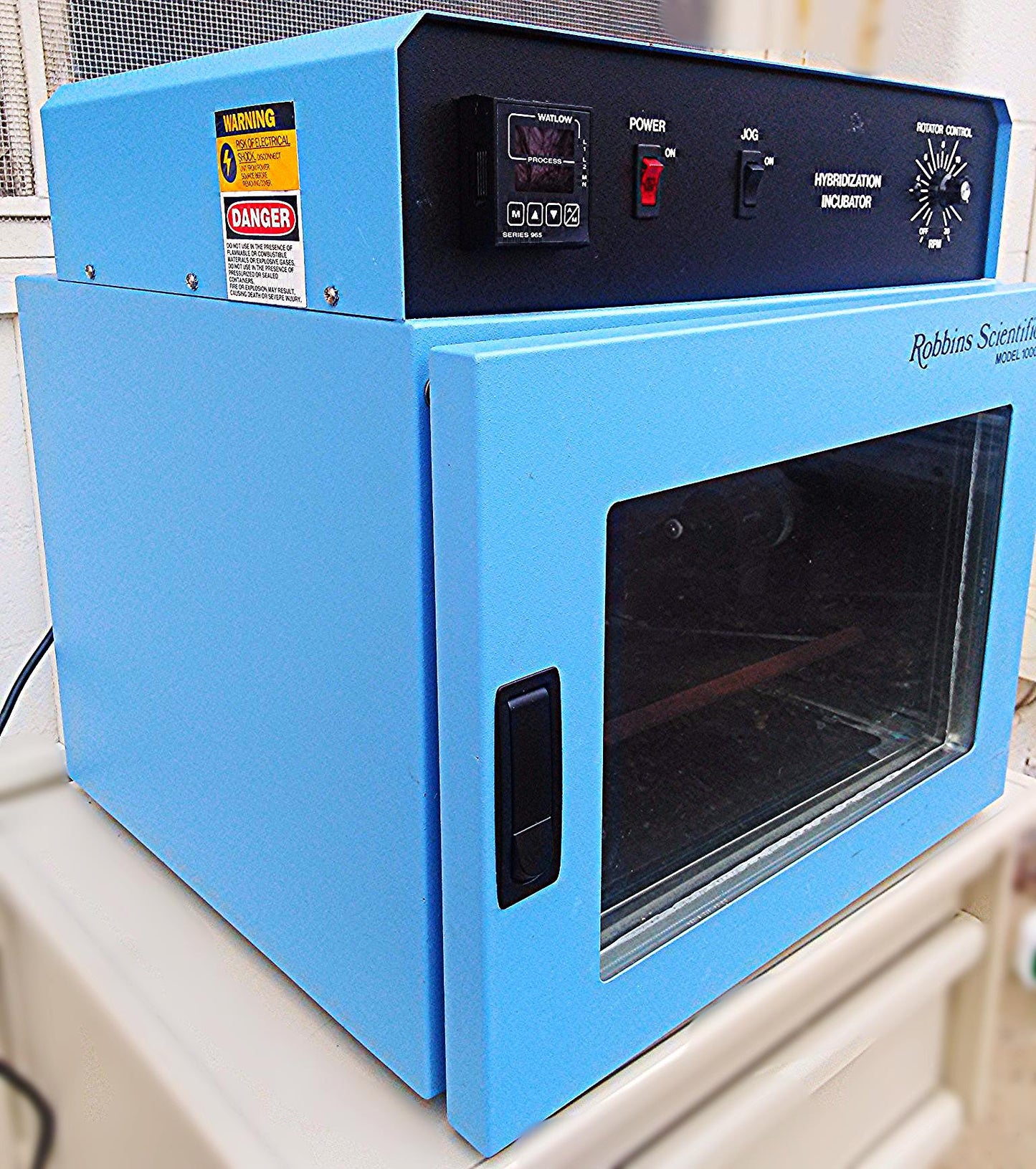 ROBBINS SCIENTIFIC HYBRIDIZATION 1000 SHAKER INCUBATOR OVEN WATCH VIDEO PERFECT