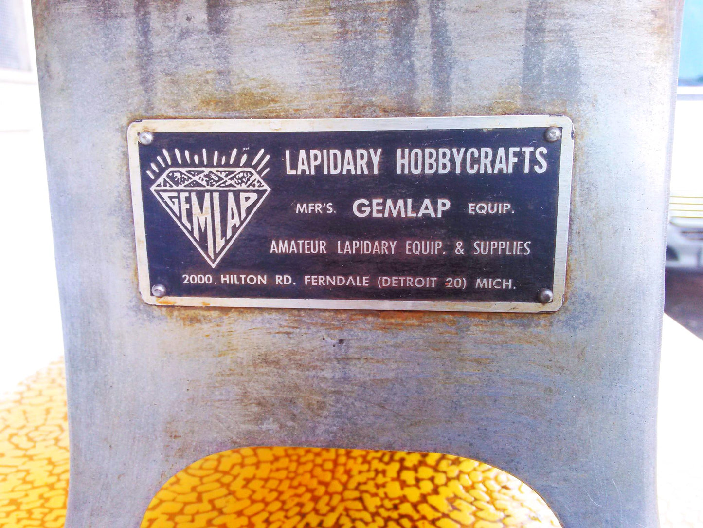 GEMLAP LAPIDARY HOBBYCRAFTS GEM TRIM SAW CABOCHON MACHINE 8" BLADE WATCH VIDEO