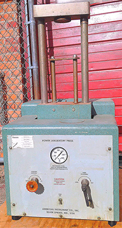 SLM AMINCO FRENCH PRESSURE CELL LABORATORY PRESS 3000psi Pressure WATCH VIDEO