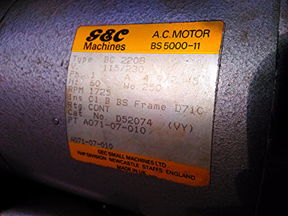 EDWARDS 2 TWO STAGE E2M2 Rotary Vane Dual Stage Mechanical Vacuum Pump WATCHVIDE