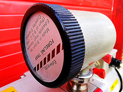 EDWARDS 2 TWO STAGE E2M2 Rotary Vane Dual Stage Mechanical Vacuum Pump WATCHVIDE