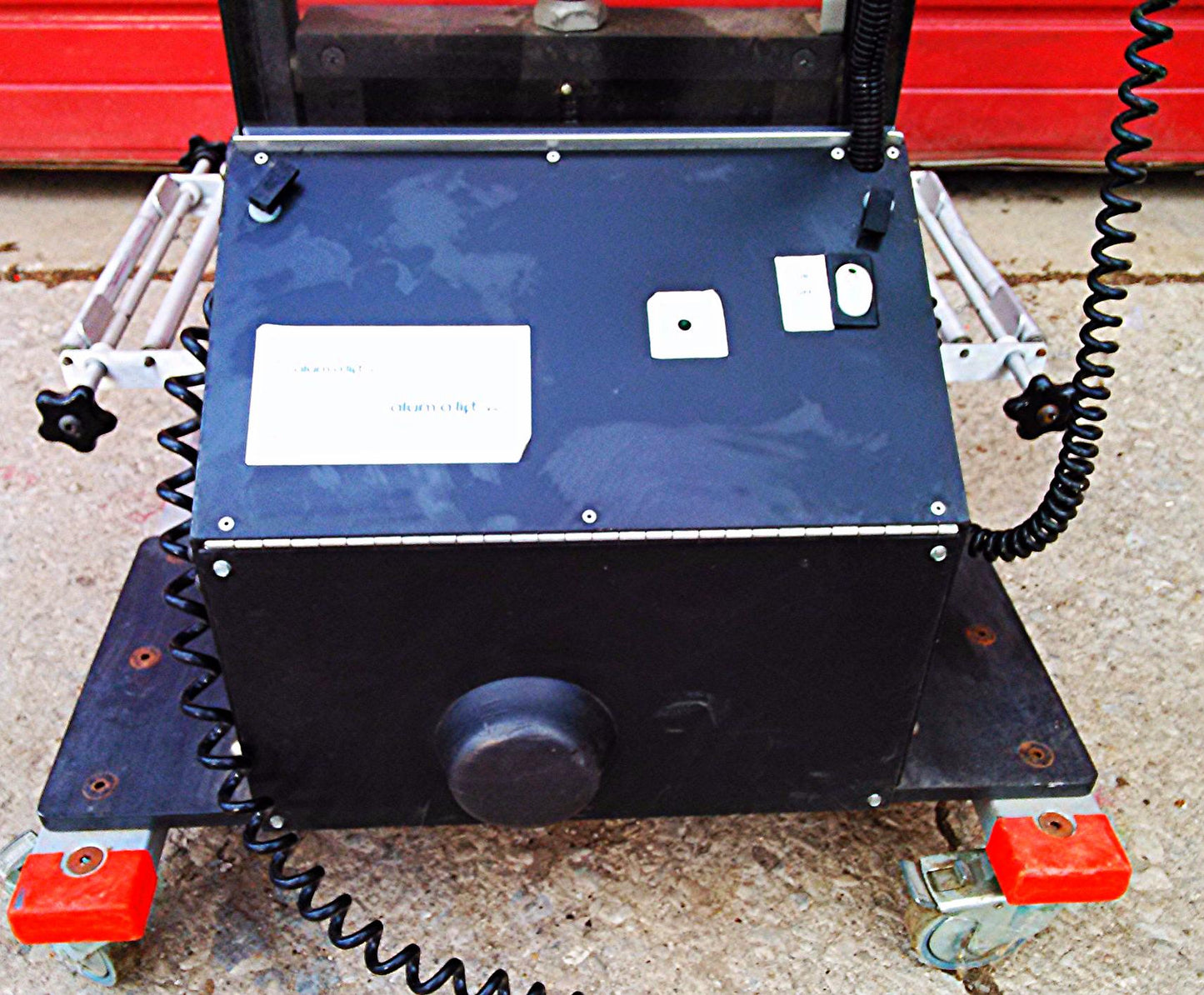 ALUM-A-LIFT HOIST LIFT BATTERY OPERATED ROLL CONVEYOR BELT 150 Lbs Capacity