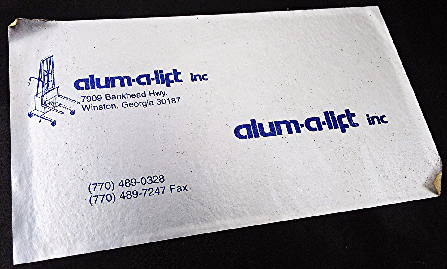 ALUM-A-LIFT HOIST LIFT BATTERY OPERATED ROLL CONVEYOR BELT 150 Lbs Capacity