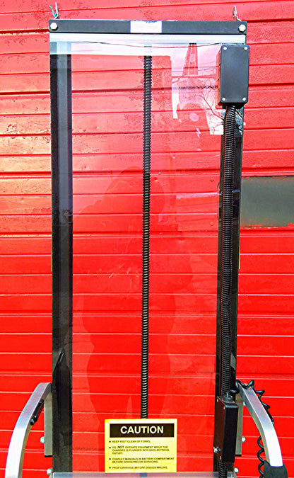 ALUM-A-LIFT HOIST LIFT BATTERY OPERATED ROLL CONVEYOR BELT 150 Lbs Capacity