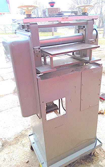 RARE 14" AB MANUFACTURING COLD ROLLING METAL TEMPER MILL EQUALIZER PRESS MACHINE