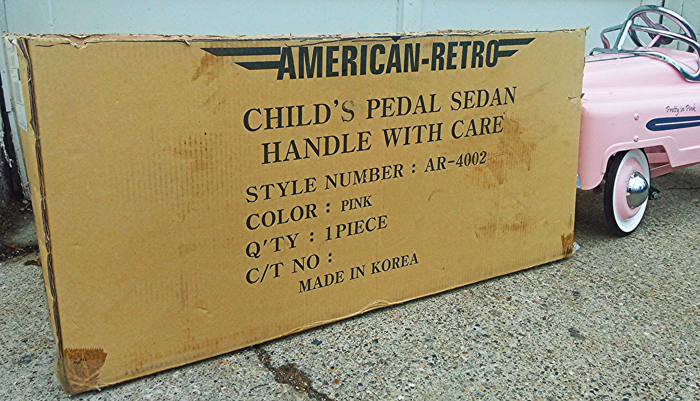 RETRO BRAND NEW MARY KAY PRETTY IN PINK Cosmetics Pink Colored Kids Pedal Car