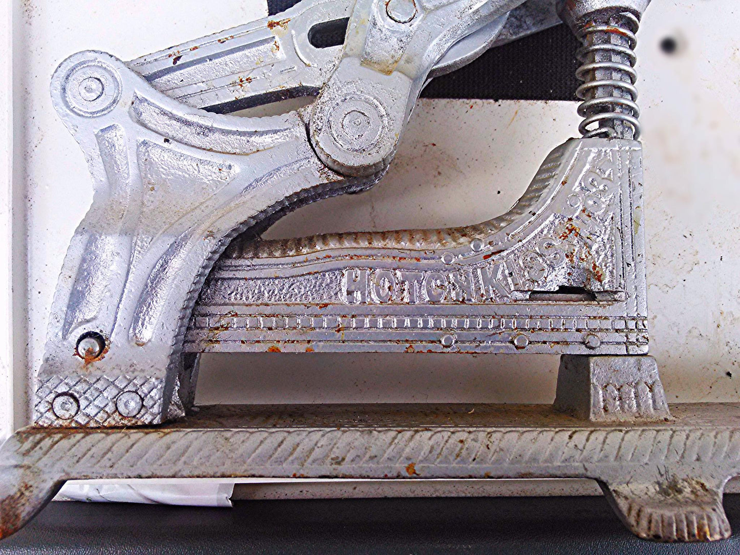 RARE VINTAGE HOTCHKISS NUMBER 03 VICTORIAN STAPLER late 1800 to early 1900's