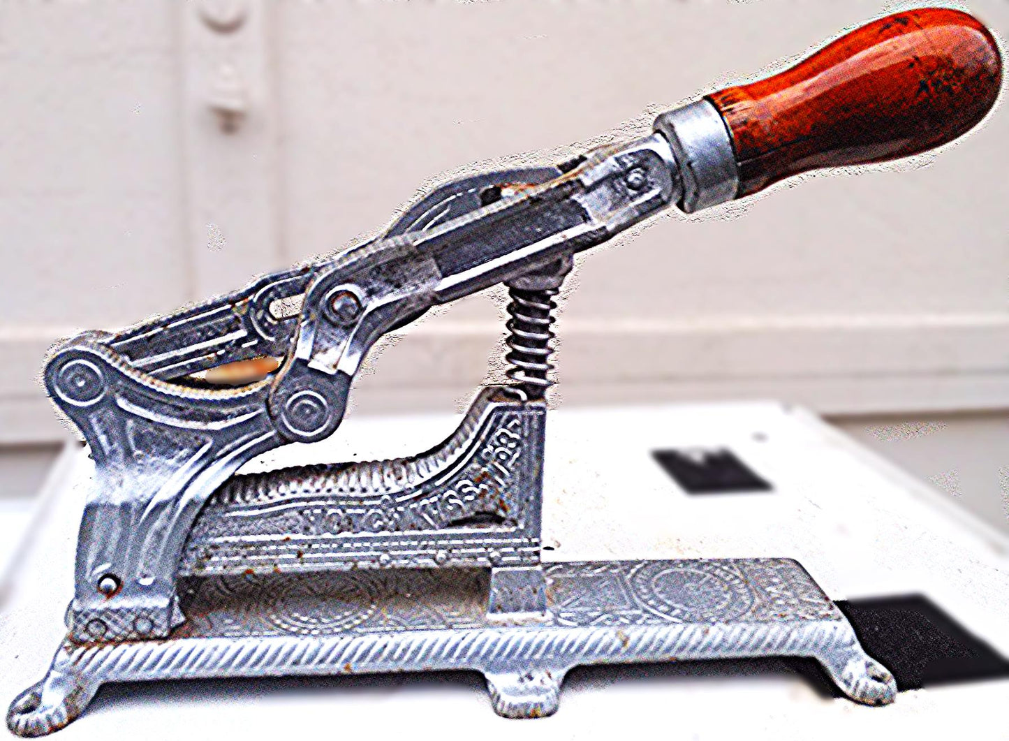 RARE VINTAGE HOTCHKISS NUMBER 03 VICTORIAN STAPLER late 1800 to early 1900's