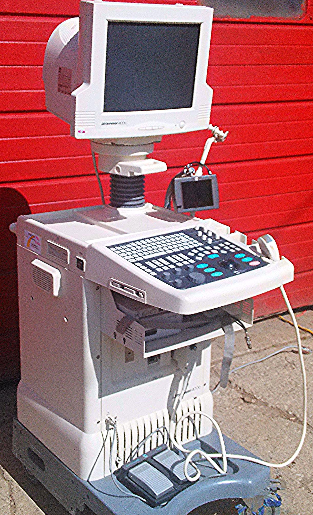 ULTRAMARK 400C ULTRASOUND PHILIPS 4.0 40mm PROBE MITSUBISHI P91 PRINTER CART