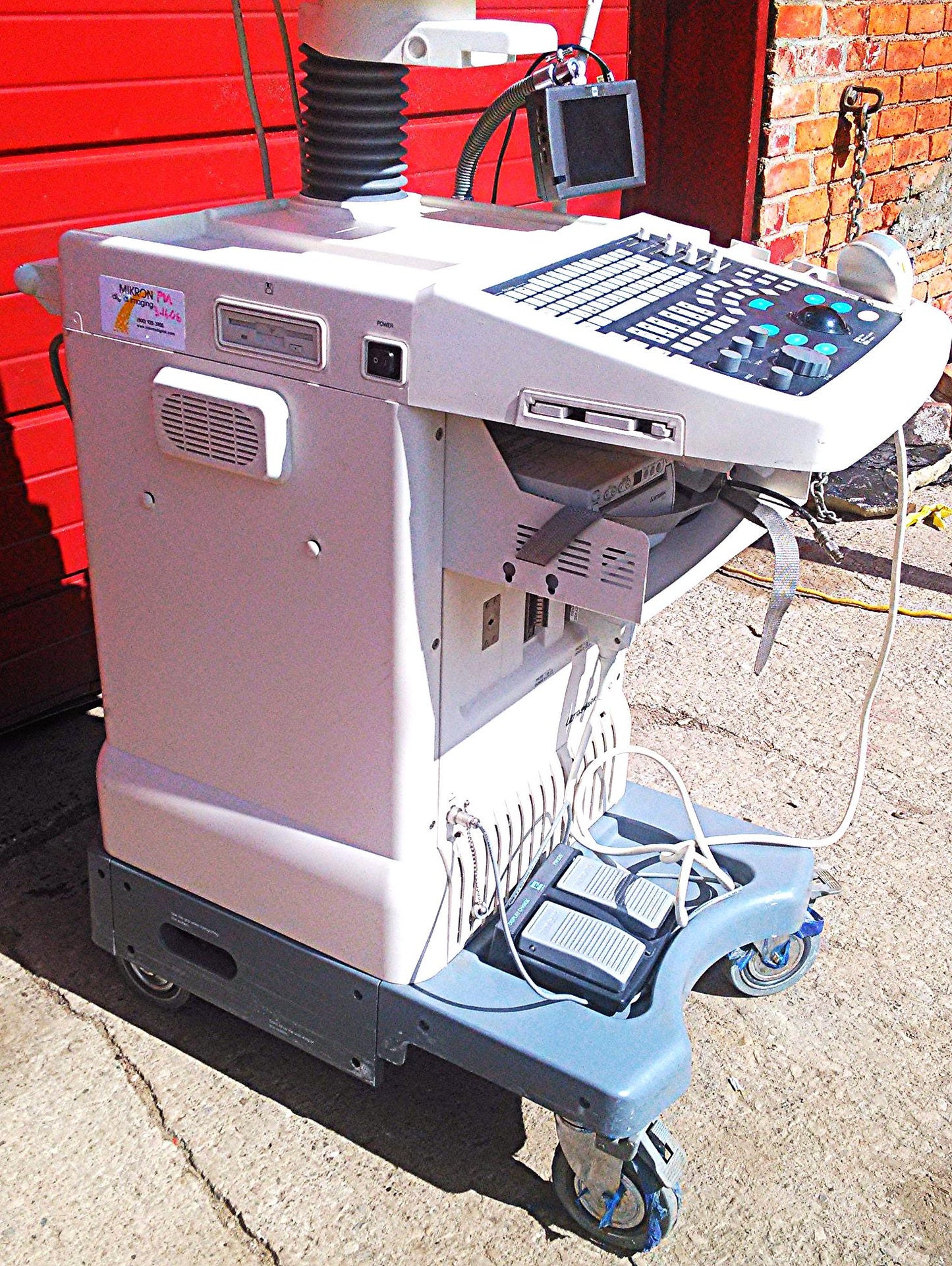 ATL ULTRAMARK 400C ULTRASOUND PHILIPS 4.0 40mm PROBE MITSUBISHI P91 PRINTER CART