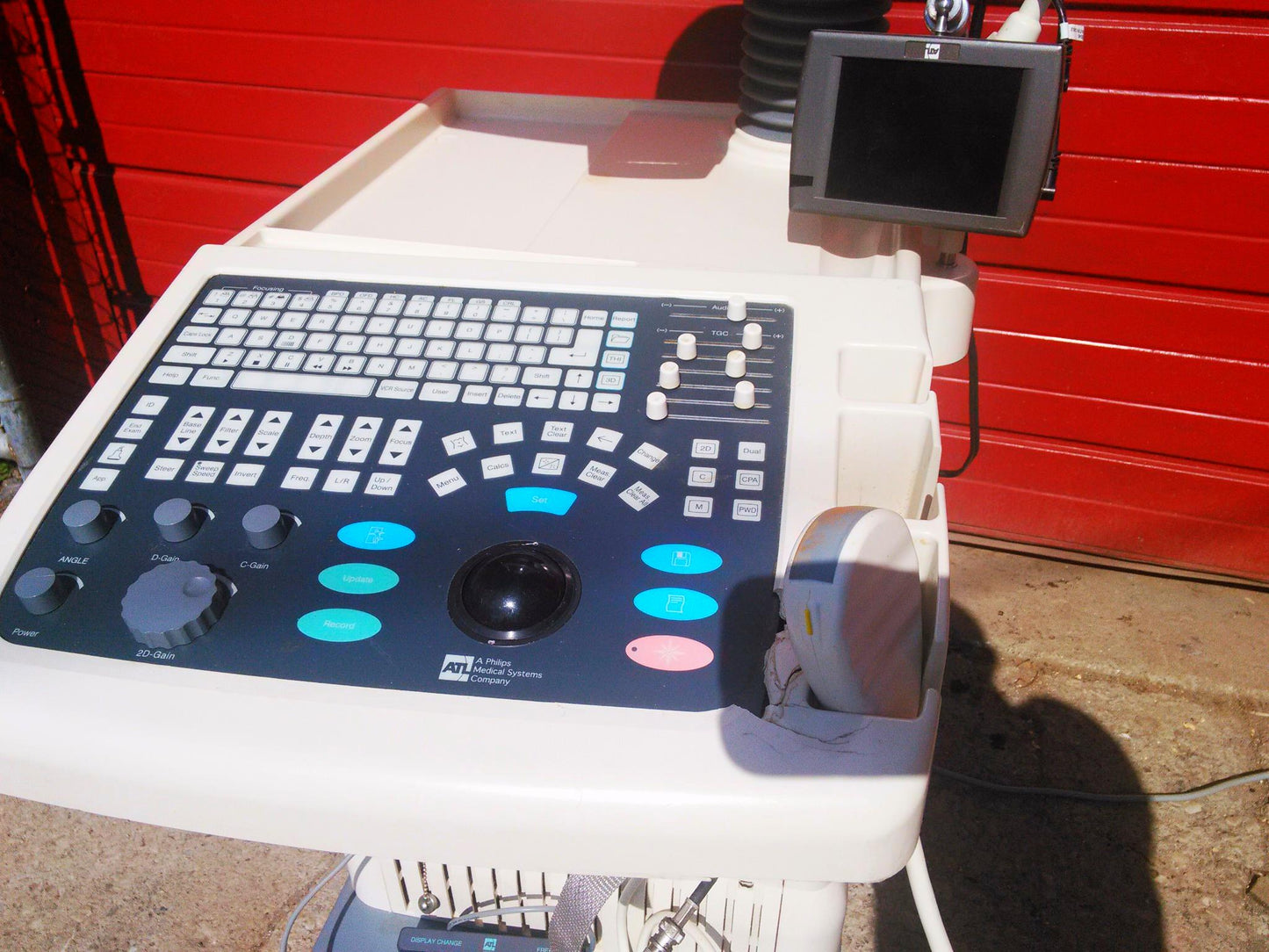 ATL ULTRAMARK 400C ULTRASOUND PHILIPS 4.0 40mm PROBE MITSUBISHI P91 PRINTER CART