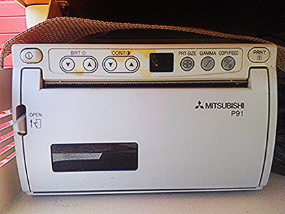 ATL ULTRAMARK 400C ULTRASOUND PHILIPS 4.0 40mm PROBE MITSUBISHI P91 PRINTER CART