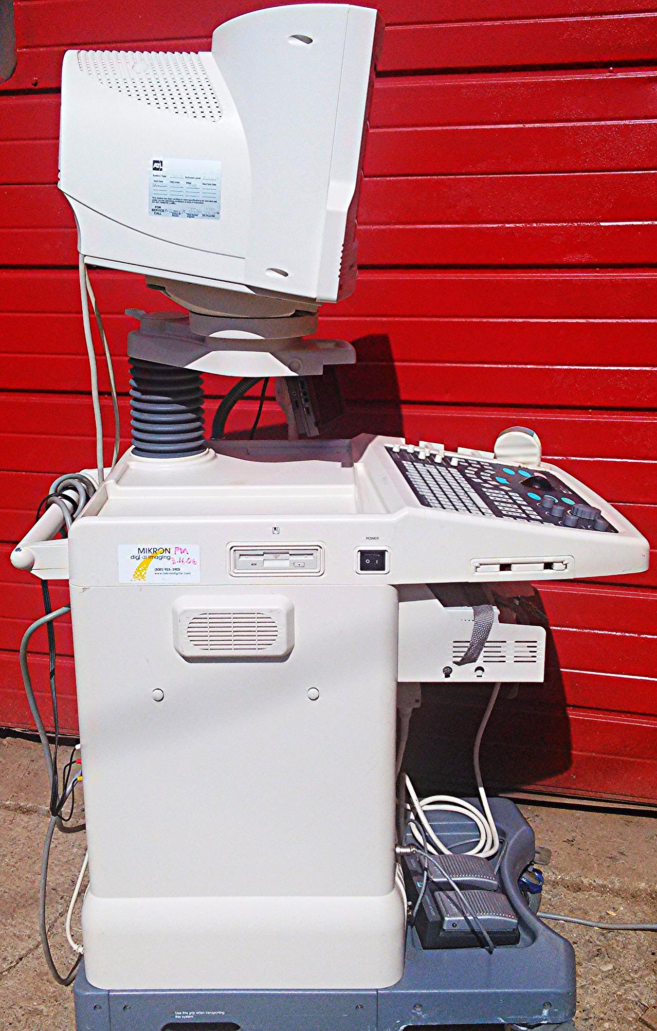 ATL ULTRAMARK 400C ULTRASOUND PHILIPS 4.0 40mm PROBE MITSUBISHI P91 PRINTER CART